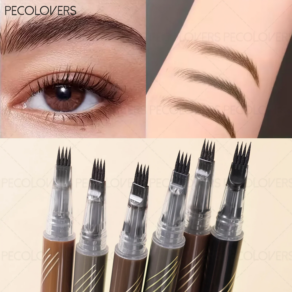 4-Pronged Liquid Eyebrow Pencil – Natural 3D Look | Qme Liquid Eyebrow Pencil Qme