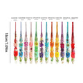 9-Piece Flower Resin Handle Crochet Hook Set | Knitting Yarn Crochet Hook Set Qme Multi China Mainland