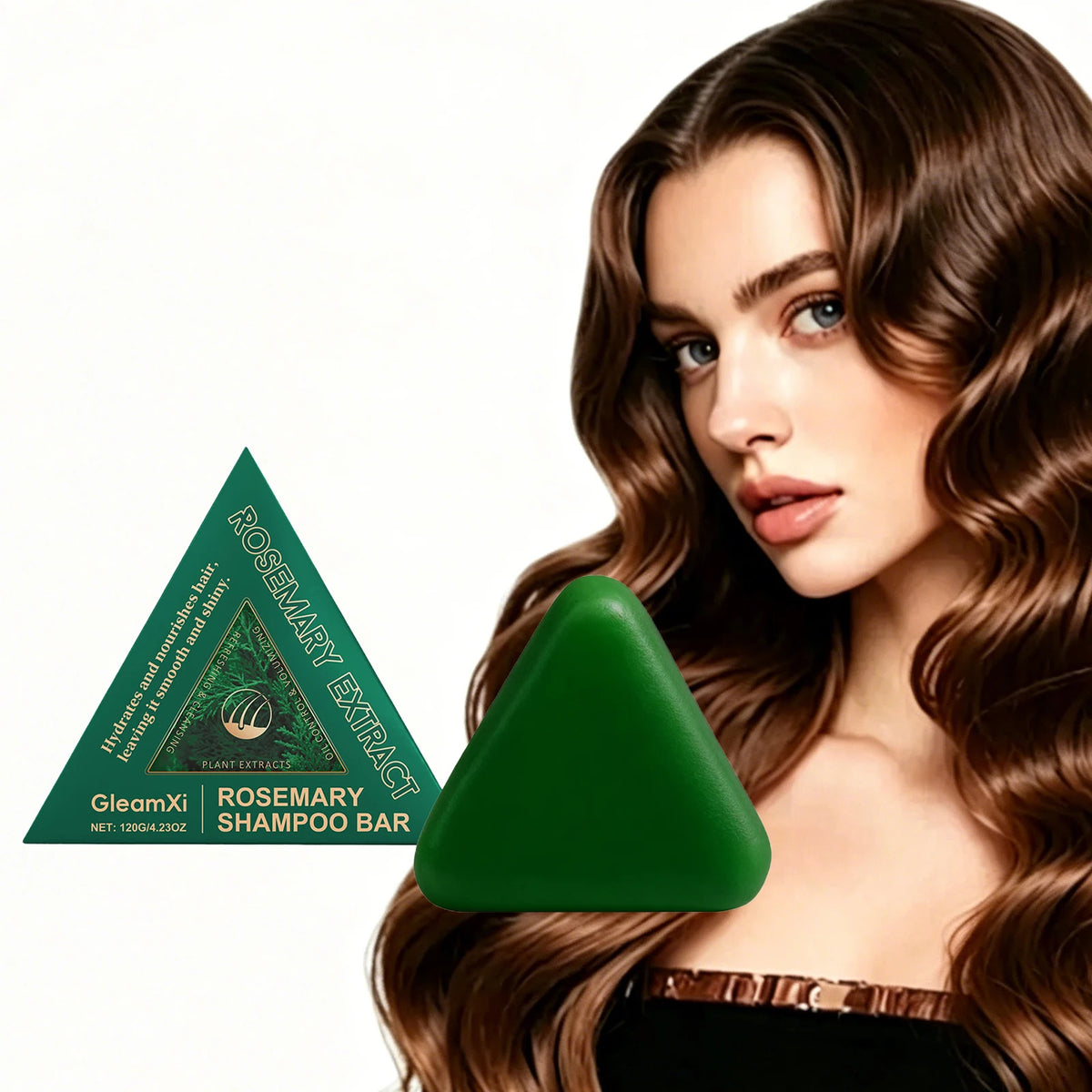 Gleamxi Rosemary Shampoo Soap – Oil Control & Volumizing Bar Shampoo Bar Qst