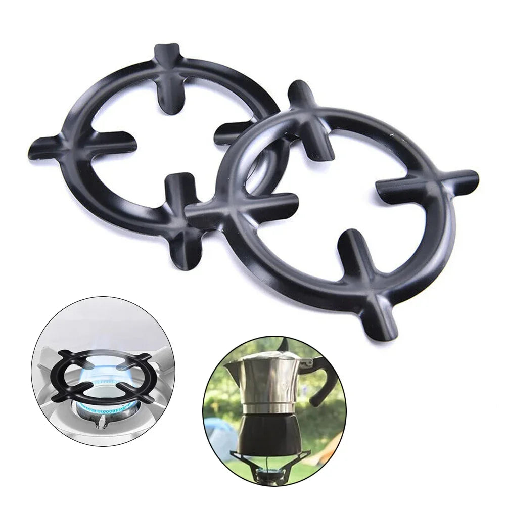 Moka Pot Heating Rack Ring Stand for Gas Stove | Metal Stovetop Pot Stand Qme