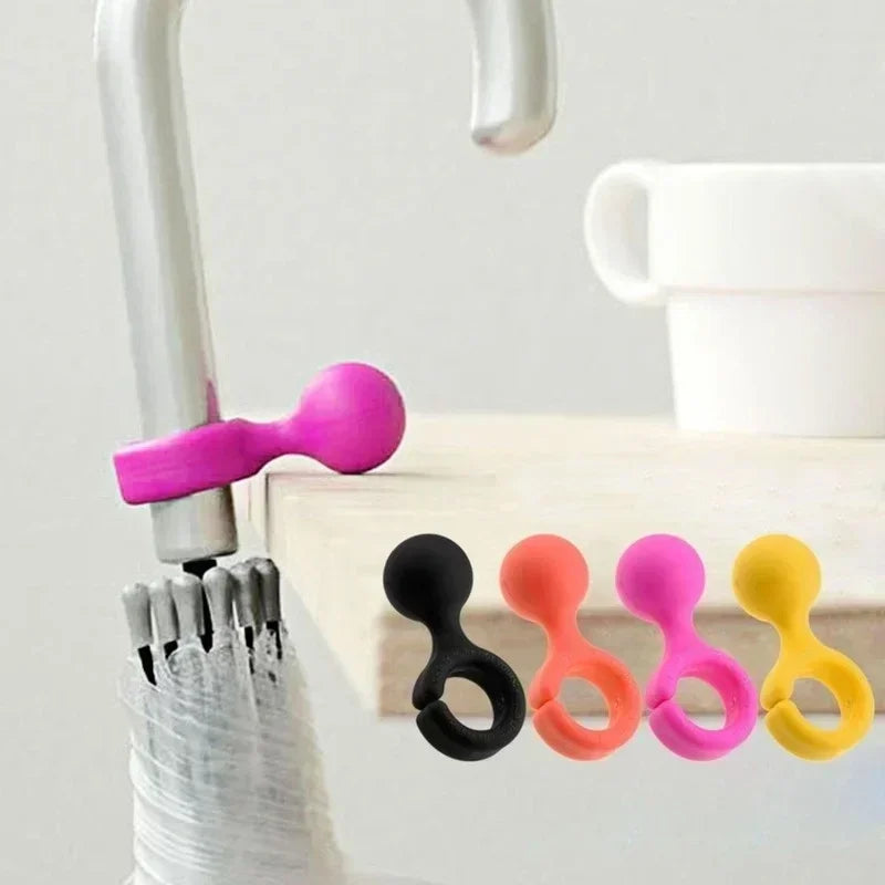 Clip-On Cane & Umbrella Holder for Desk or Table | Qme Clip-On Cane Holder Qme