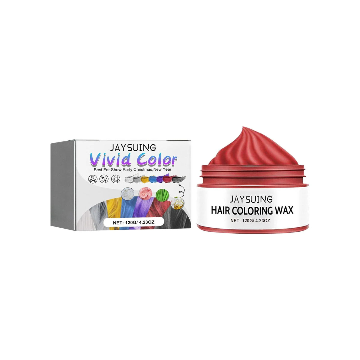 Temporary Hair Color Wax – DIY Nourishing Styling Pomade 120g Hair Color Wax Qst Red