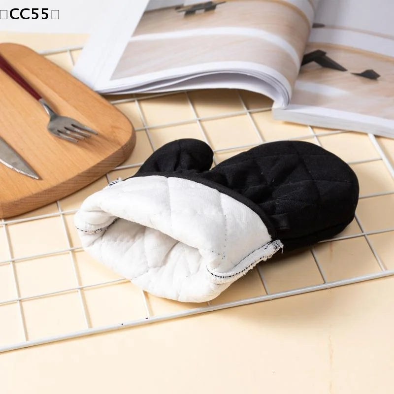 Oven Mitts Set – Heat-Resistant Kitchen Baking Gloves Oven Mitts Qst
