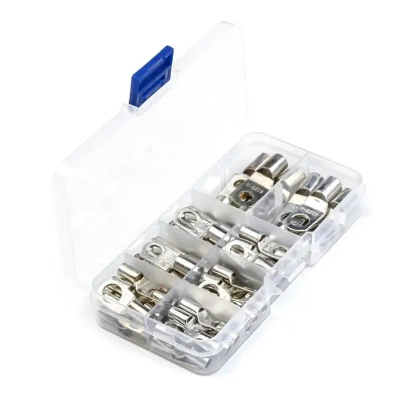 Tinned Copper Cable Lug Battery Terminal Kit 60pcs Cable Lug Terminal Kit Qme B