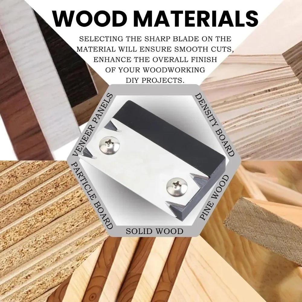 Wood Edge Banding Chamfering Fillet Scraper Tool Woodworking Scraper Tool Qme