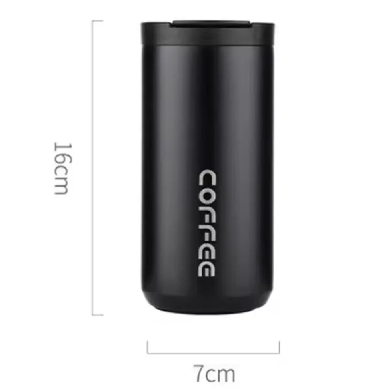 400ml Vacuum Insulated Travel Coffee Mug | Leakproof Thermos Insulated Travel Mug Qst