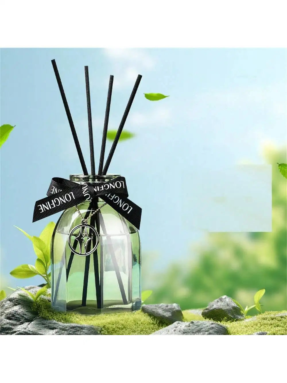 Flameless Aromatic Oil Home Fragrance Diffuser | Long-Lasting Reed Oil Diffuser Qme