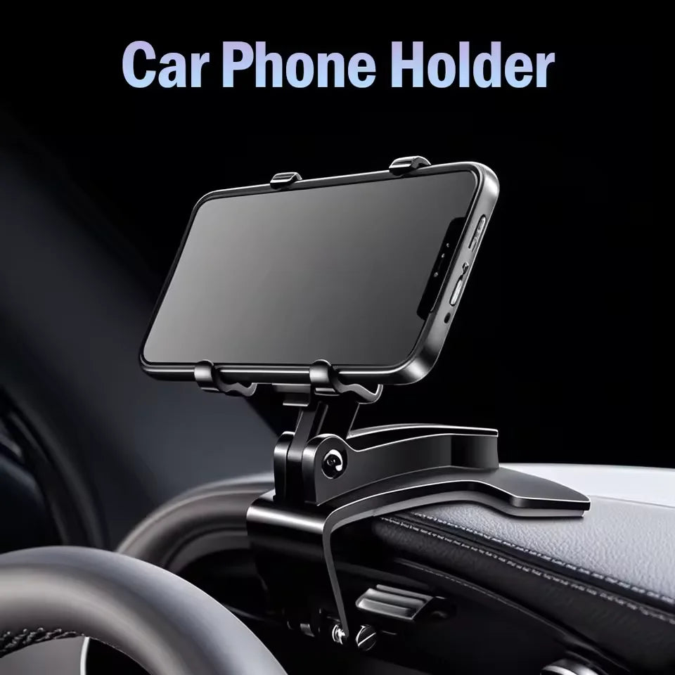 Universal Car Phone Holder Dashboard Clip Mount Stand Car Phone Mount Qme