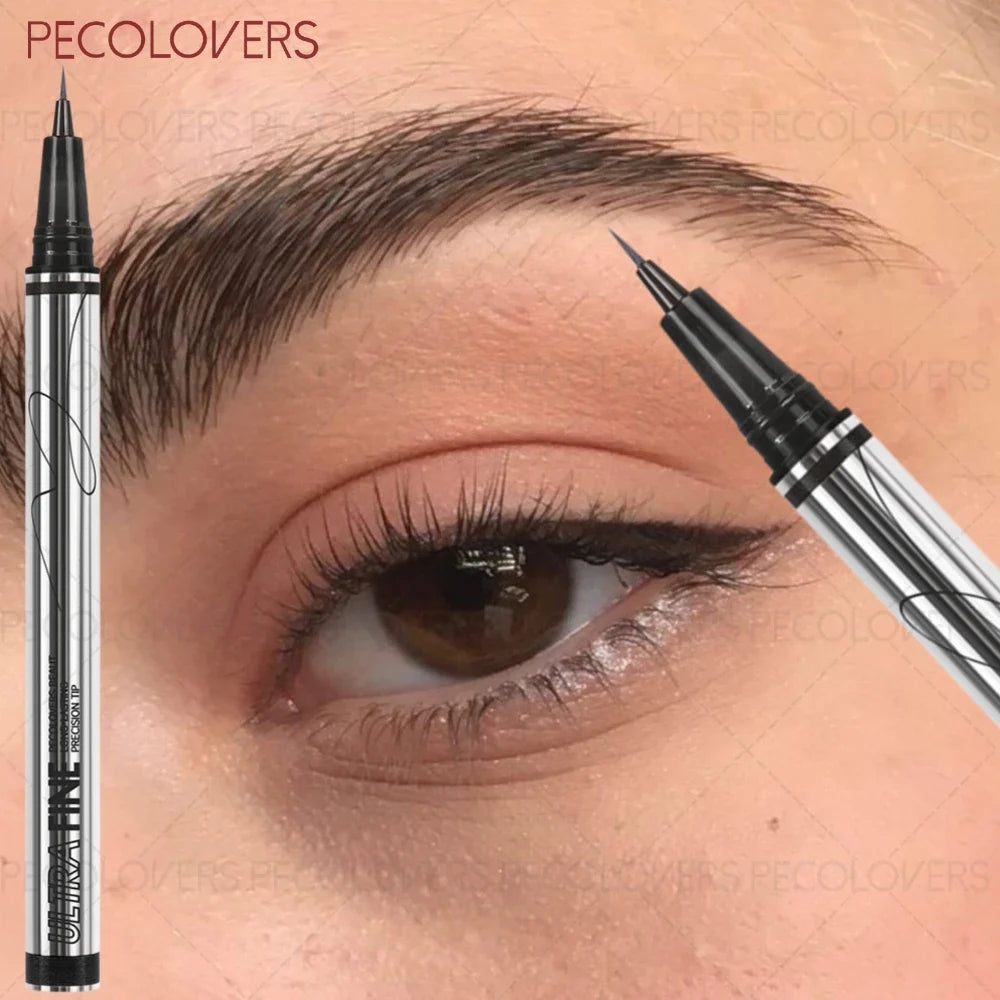 Waterproof Liquid Eyebrow Pencil – Black, Gray & Brown Brow Pen Liquid Eyebrow Pencil Qme