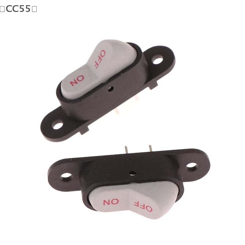 5Pcs 2-Pin ON/OFF Boat Switch 250V 6A for Rice Cooker & Wok Boat Rocker Switch Qst