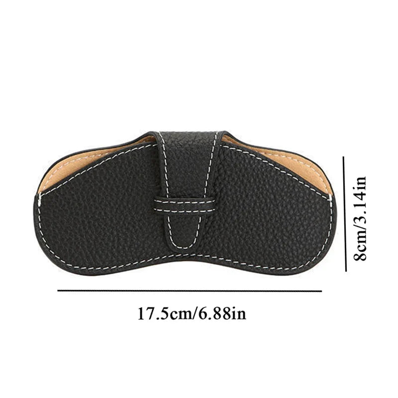 PU Leather Glasses Case – Portable Sunglasses Storage Bag Glasses Storage Case Qme