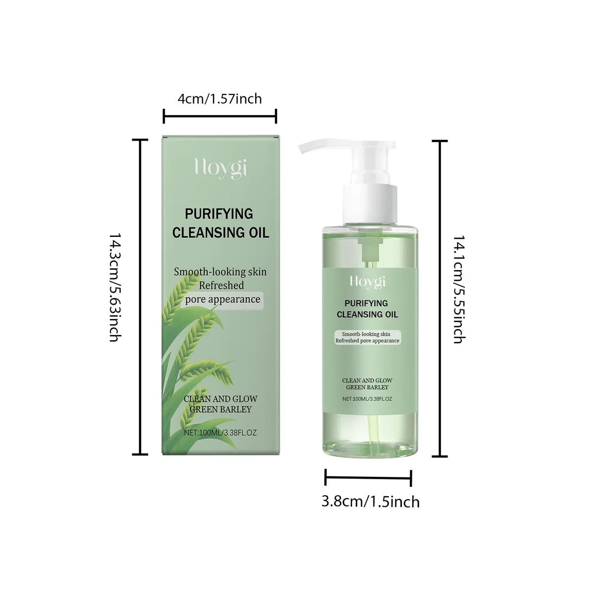 Non-Greasy Cleansing Oil – Makeup Remover & Pore Purifier Facial Cleansing Oil Qme