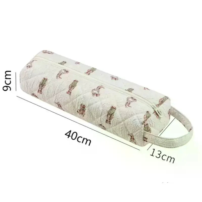 Quilted Hair Dryer Storage Bag – Dustproof Carrying Case Hair Tool Storage Bag Qme
