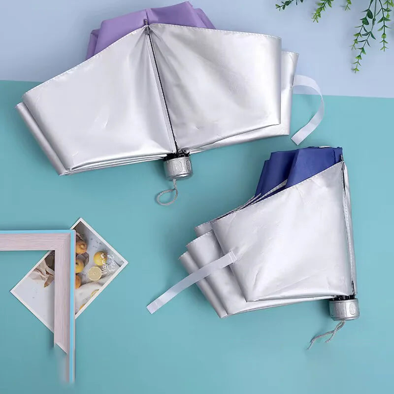 Windproof Compact Travel Umbrella – Auto Open/Close Folding Travel Umbrella Qst