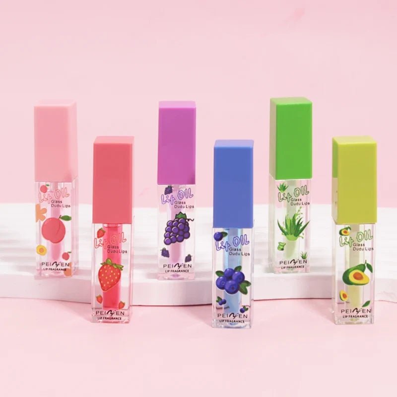 Fruit Lip Oil – Nourishing Moisturizing Tinted Lip Gloss Tinted Lip Oil Qme