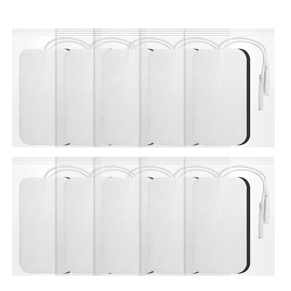 TENS EMS Gel Electrode Pads – Reusable Self-Adhesive (20–100 Pack) Electrode Gel Pads Qst