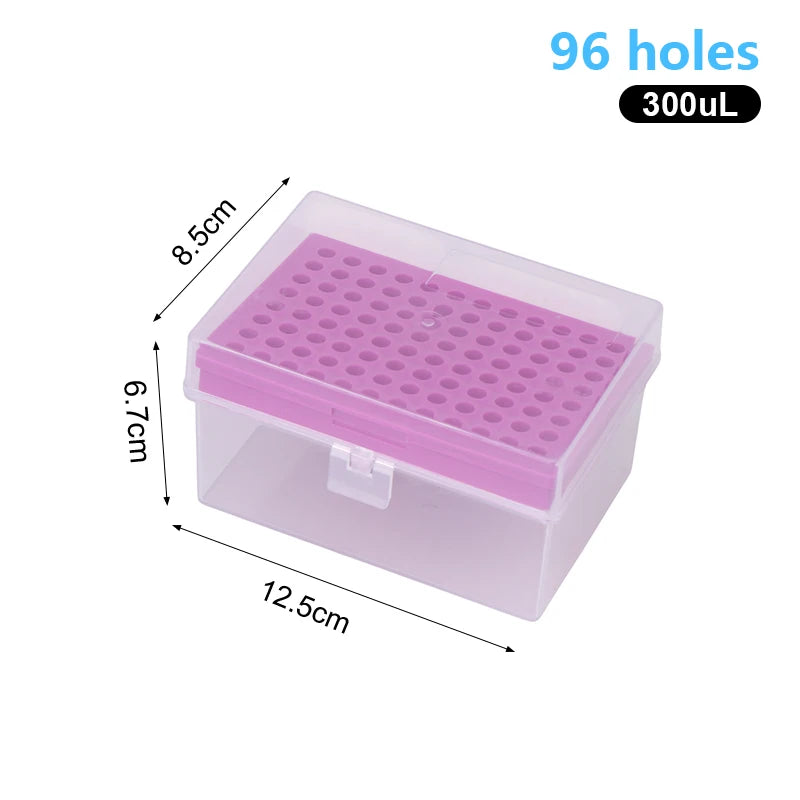 Lab Pipette Tip Box – 10ul–10ml PP Plastic Storage Holder Lab Tip Storage Box Qst A4