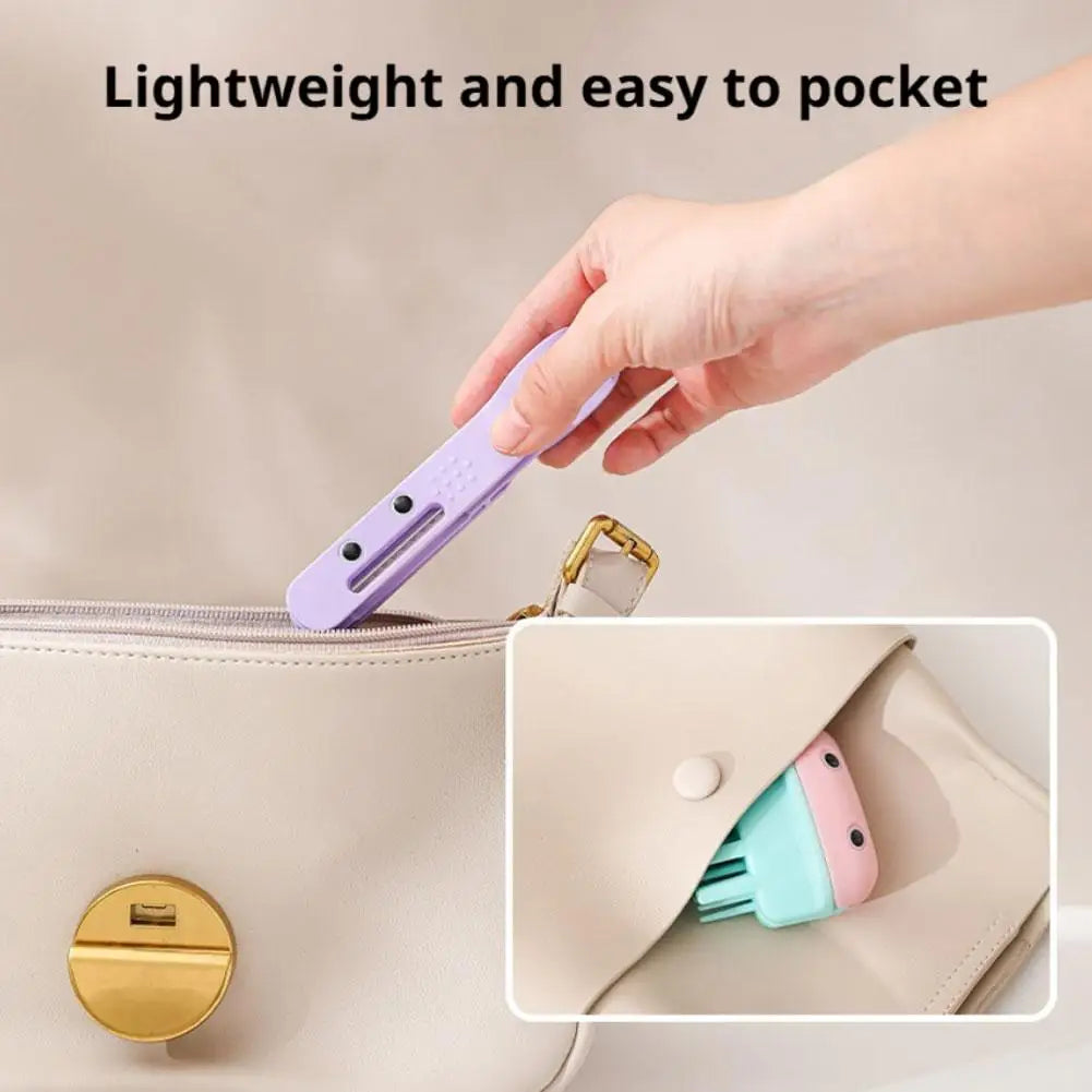 Portable Bang Trimmer Hairdressing Comb – Stainless Steel Hair Comb Trimmer Qme