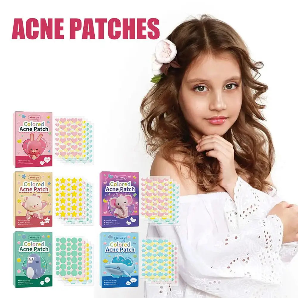 Star Colorful Pimple Patches – 144pc Invisible Spot Stickers Pimple Patch Stickers Qme