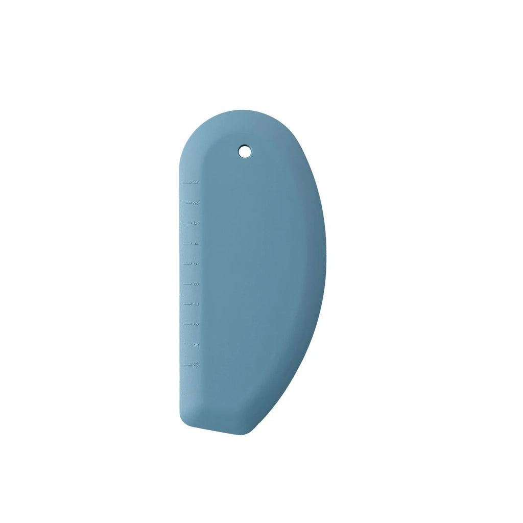 Silicone Dough Scraper & Bench Cutter | Multipurpose Baking Tool Silicone Dough Scraper Qme Blue