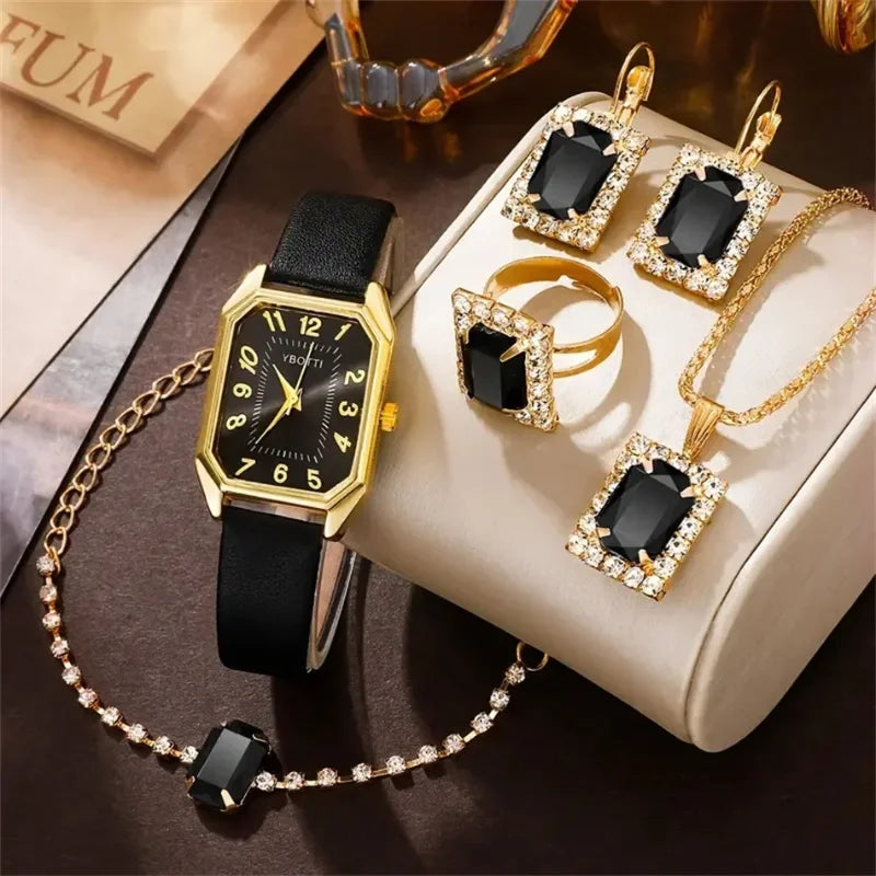 Luxury Square Women's Quartz Wristwatch | 3 Colors Ladies Quartz Watch Qme