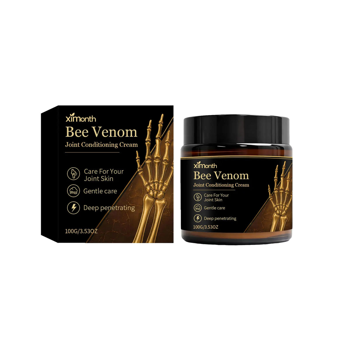 Ximonth Bee Venom Joint Care Cream | Daily Moisturizer Body Moisturizing Cream Qst 100g boxed