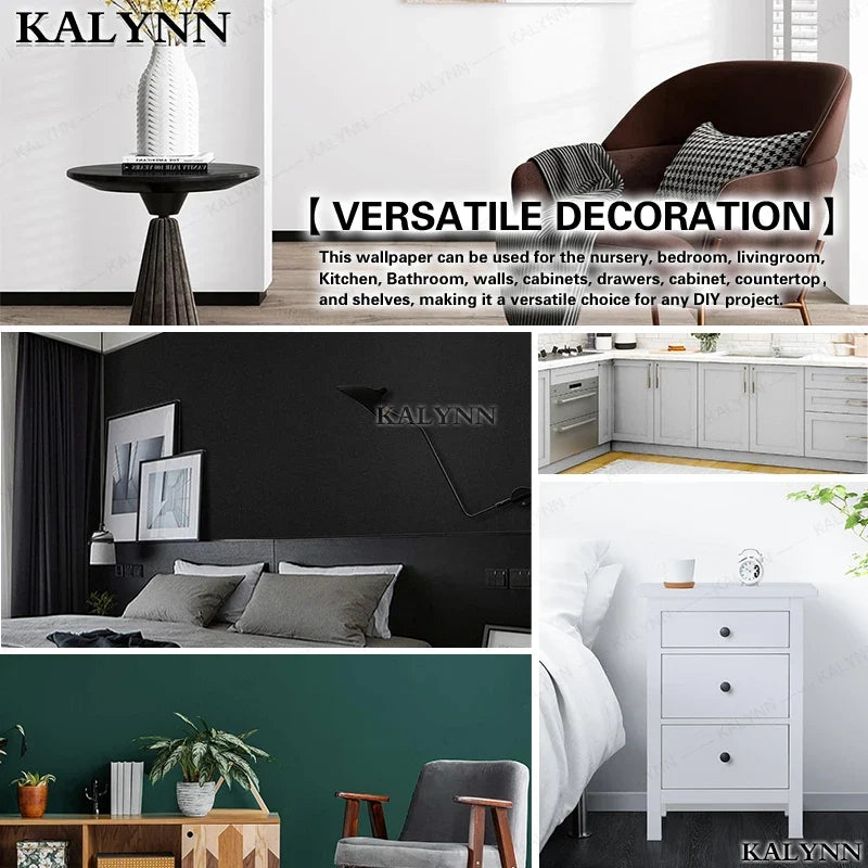 Dark Green Peel & Stick Vinyl Wall Contact Paper – Waterproof Peel & Stick Wallpaper Qme