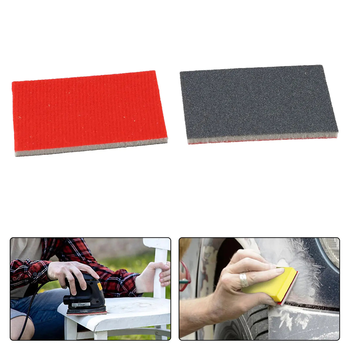 20-Piece Flexible Sanding Sponge Set 180–2500 Grit Sanding Sponge Set Qme 180 Grit