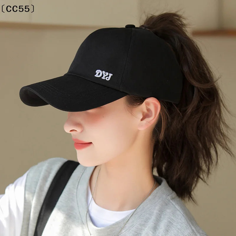 Women's High Ponytail Baseball Cap – Sports Sun Hat Sports Baseball Cap Qst