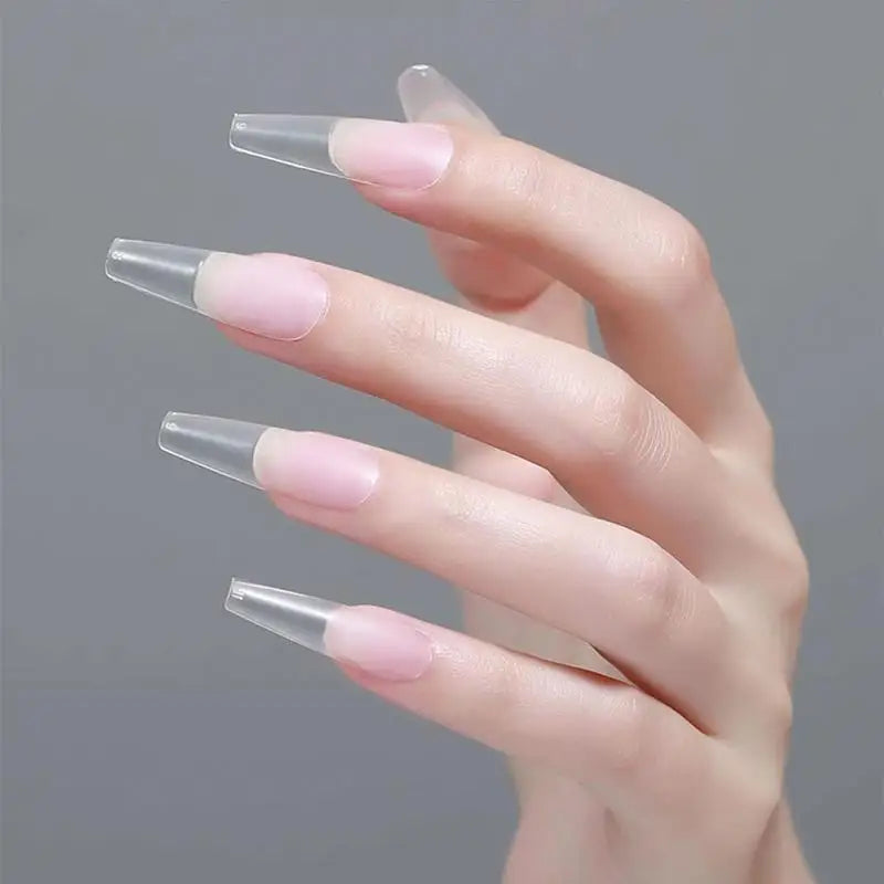 Thin Press-On Fake Nails DIY Easy Removal – 12 Colors Press-On Nail Set Qme