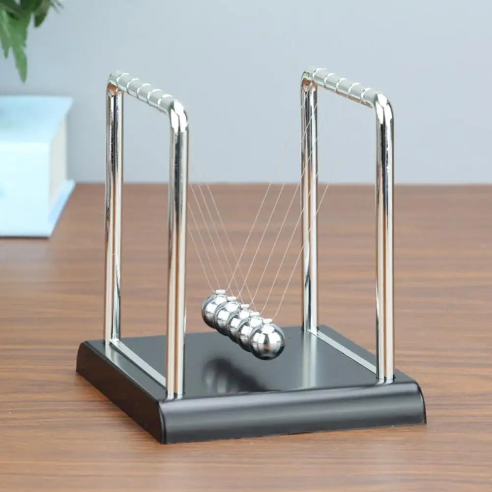 Newton's Cradle Steel Pendulum Ball Physics Desk Toy Physics Desk Toy Qme