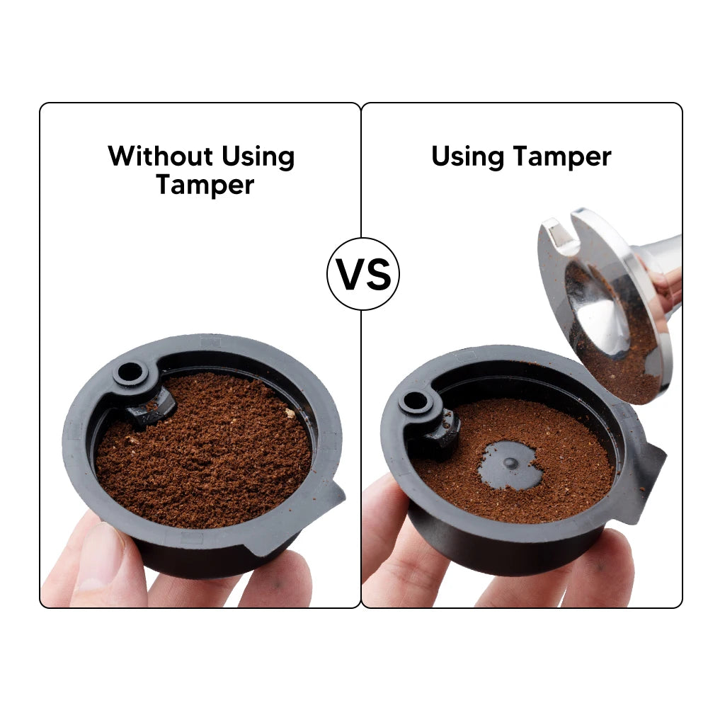 Stainless Steel Coffee Tamper for Bosch Tassimo Capsules Coffee Tamper Qst