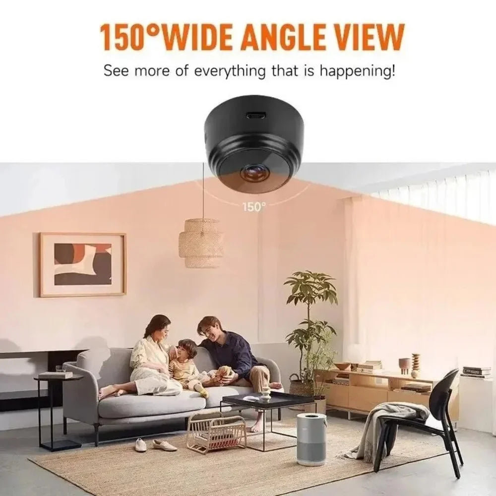 A9 WiFi Security Camera – Wireless IR Night Vision Monitor Wireless Security Camera Qme