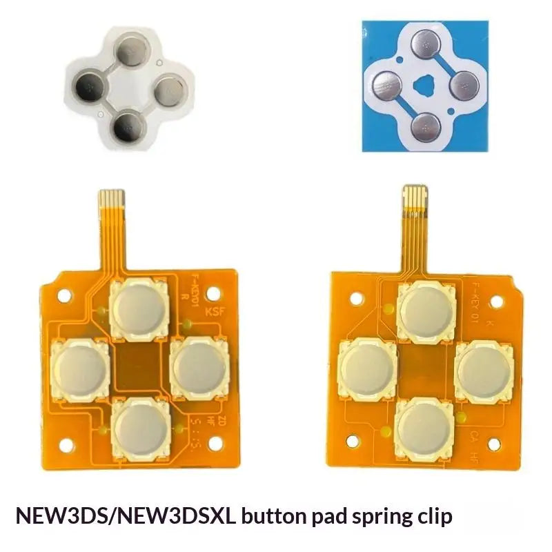 D-Pad Dome Snap PCB Conductive Film for New 3DS XL Controller Controller Repair Part Qme