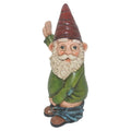 Novelty Gnome Resin Statue | Bearded Dwarf Garden Sculpture Garden Gnome Statue Qme 15cm