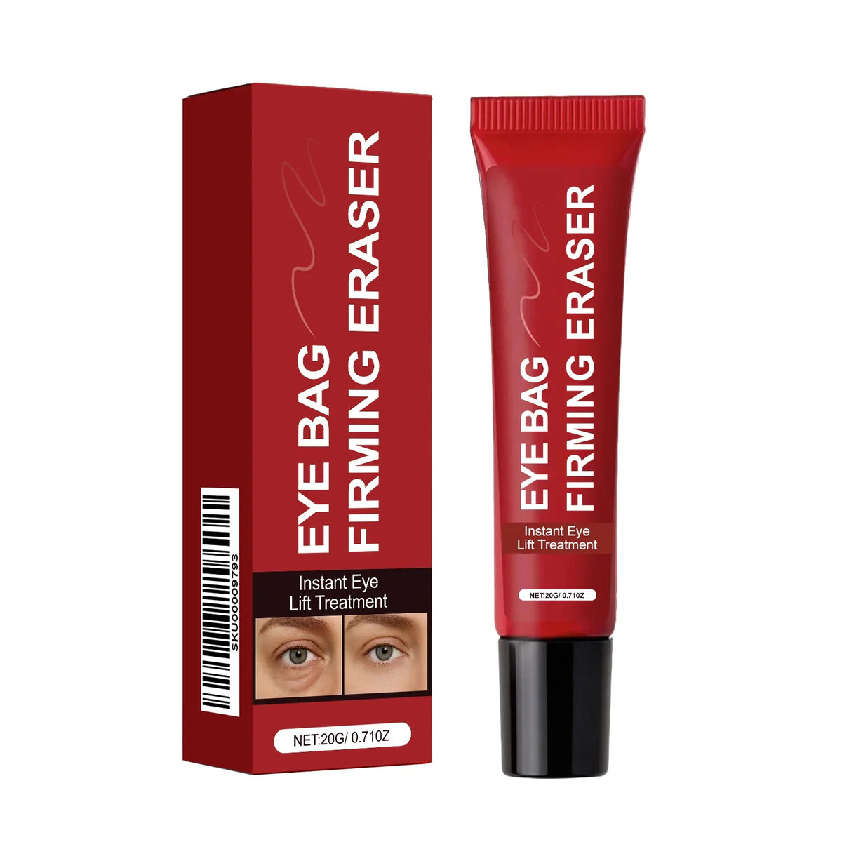 Retinol Eye Cream – Firming, Brightening & Anti-Aging | Qme Retinol Eye Cream Qme 20g Boxed