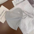 Summer Face Veil UV Cover – Breathable Outdoor Sun Mask Sun Protection Veil Qme Light gray