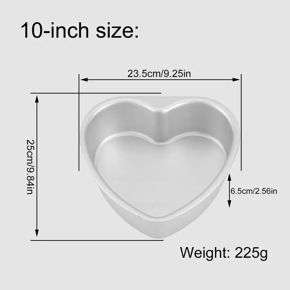 Heart-Shaped Cake Mold | Easy Release Baking Pan & Loaf Tin Cake Mold Pan Qme 10 inches