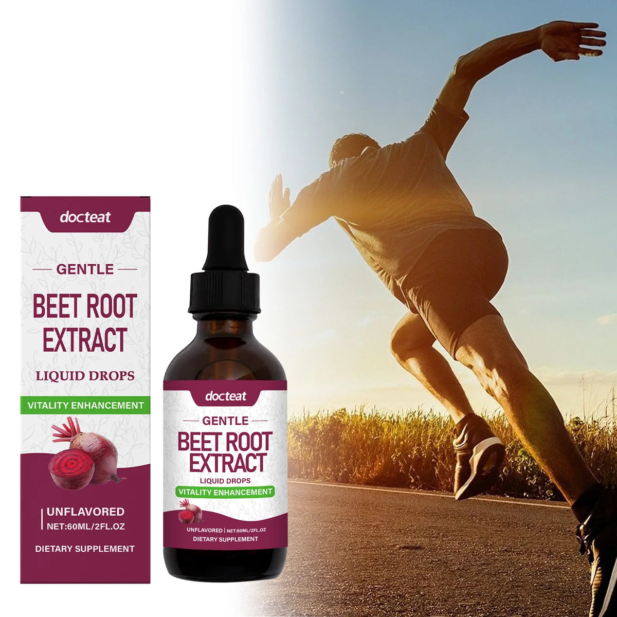 Organic Beet Root Liquid Supplement – Vegan High Potency Liquid Supplement Qst