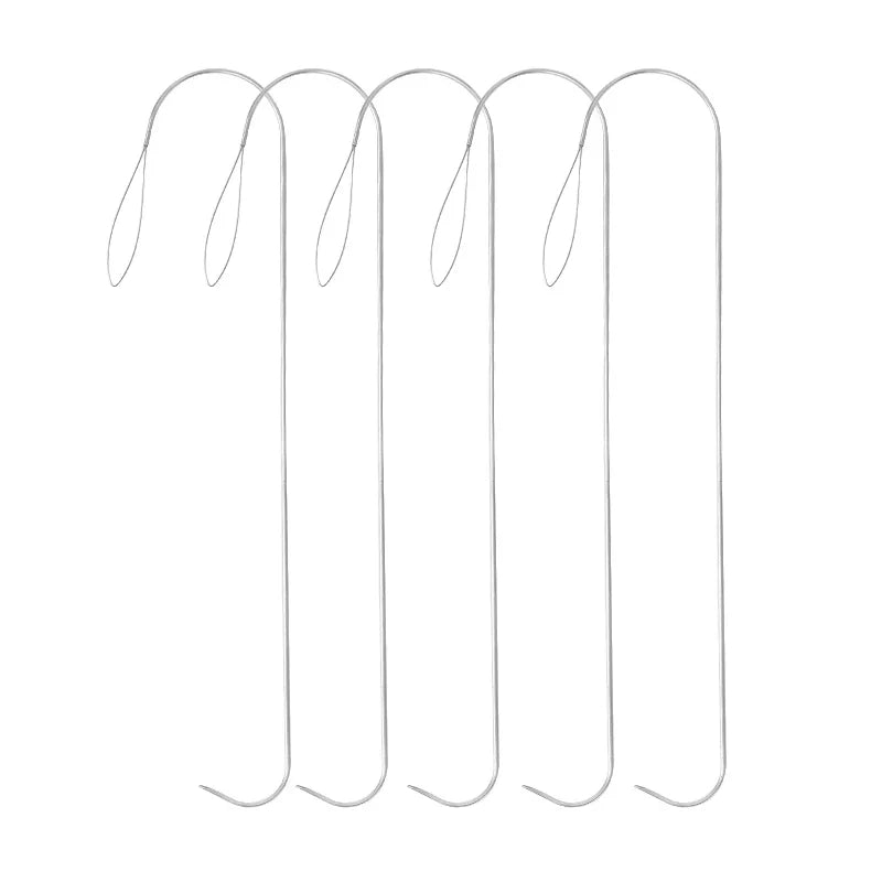 Large Eye Curved Beading Needles for Bead Spinner | Set of 5 Beading Needles Qme 5pcs