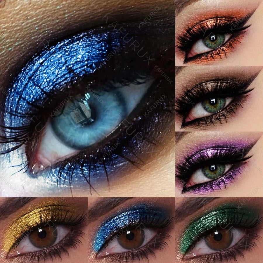 Metallic Glitter Eyeshadow Pencil – Waterproof Pearlescent Nude Eyeshadow Pencil Qme