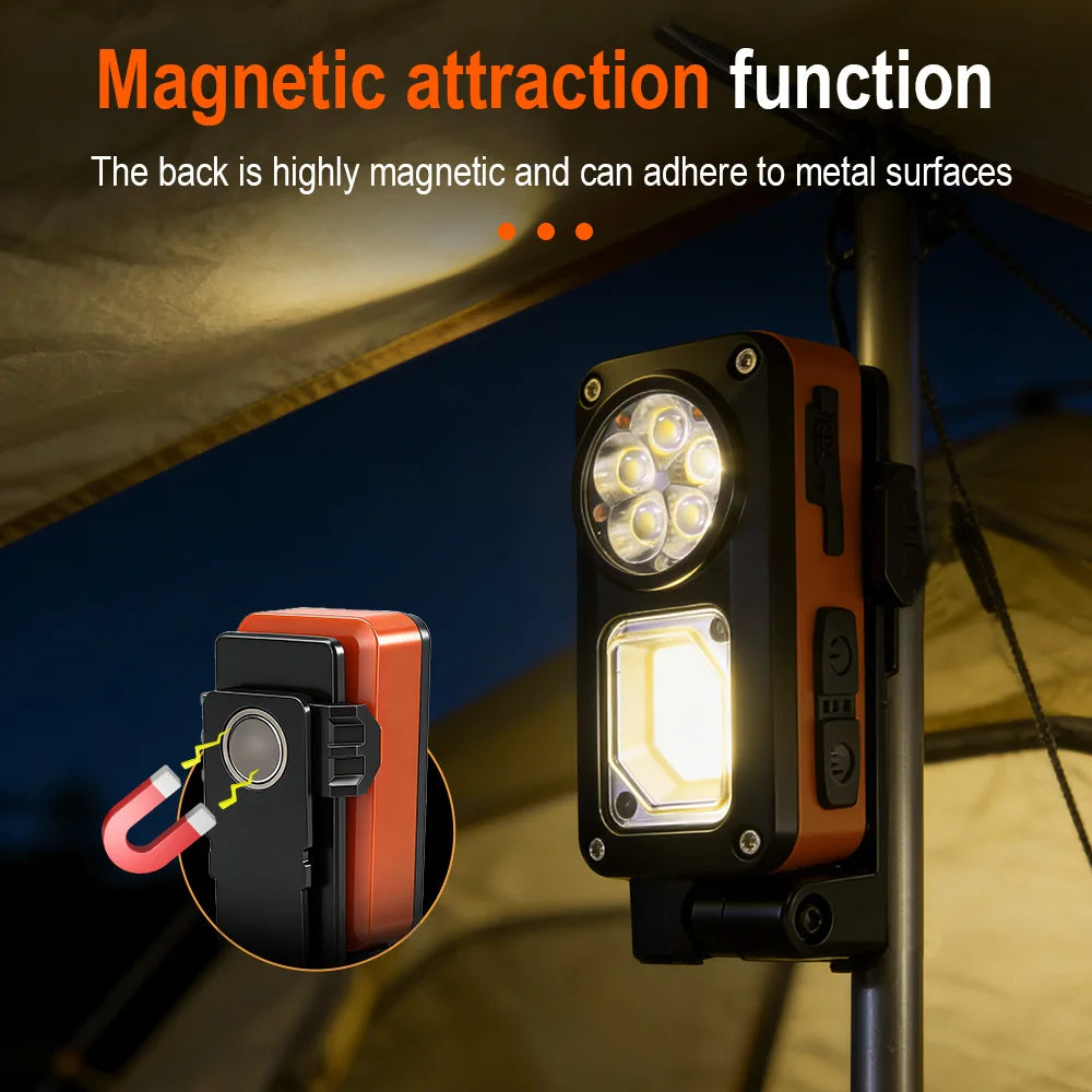 BORUiT Motion Sensor Headlamp – 500LM USB-C Cap Clip Light LED Headlamp Qst