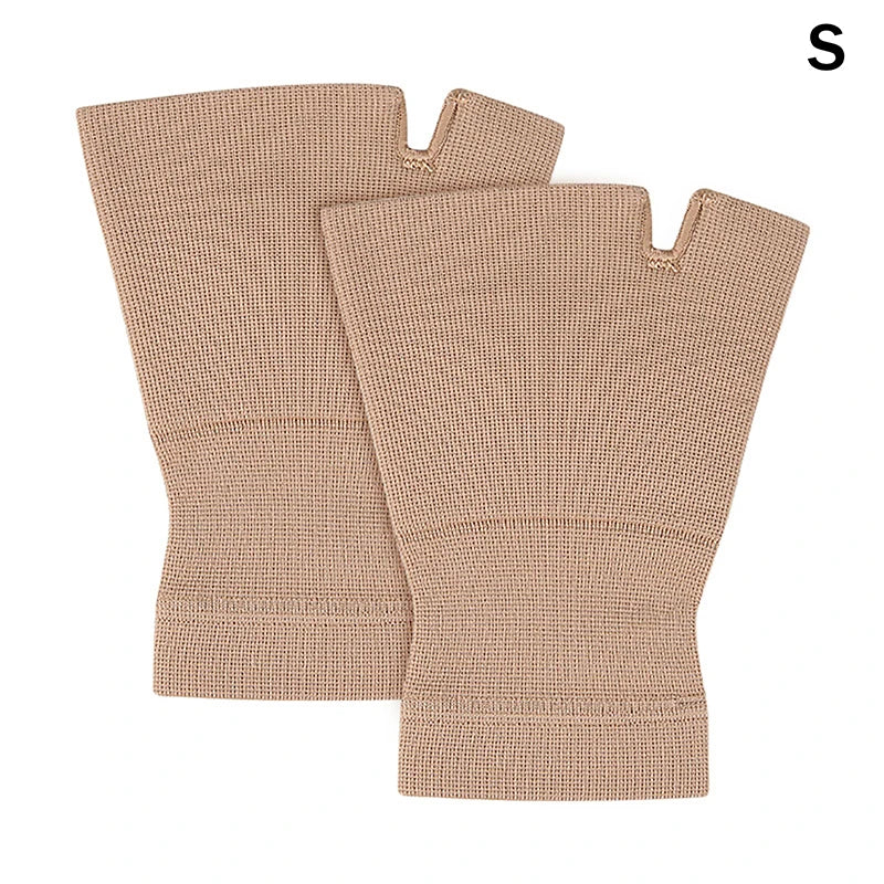 Compression Wrist & Thumb Support Brace Sleeve – 1 Pair Wrist Support Brace Qst S Nude