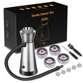 BORUiT Portable Smoking Gun – Cold Smoke Infuser for Food Cold Smoke Infuser Qst White and Woodchip