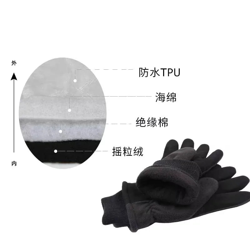 Deerskin Leather Winter Gloves – Insulated & Windproof Winter Leather Gloves Qme