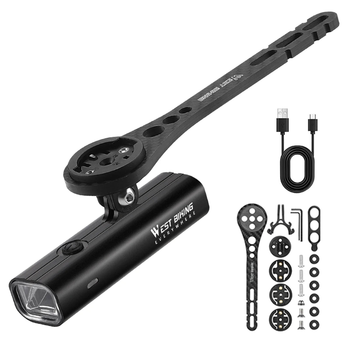 Rechargeable Waterproof LED Bicycle Front Light 2000mAh Bicycle Front Light Qme Type B China Mainland