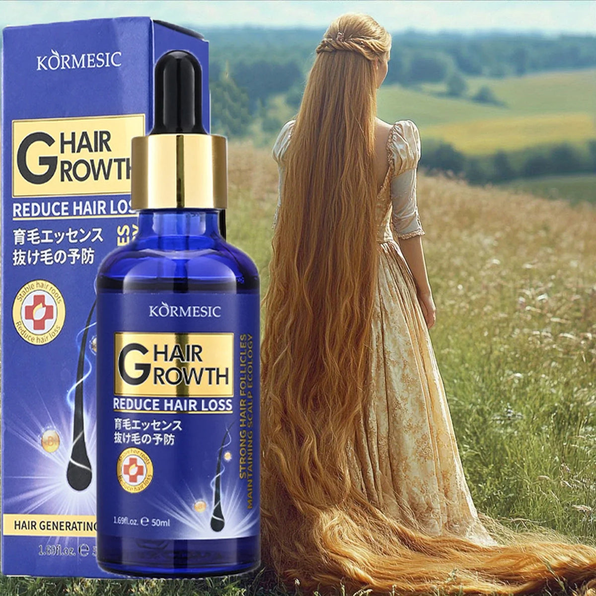 Hair Growth Serum & Regrowth Oil – Plant-Based Hair Care Hair Growth Serum Qme