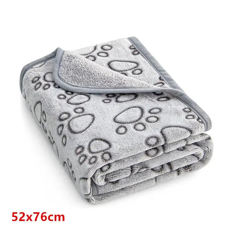 Ultra Soft Fluffy Pet Blanket – Cute Cartoon Mat for Cats & Dogs Pet Blanket Mat Qme M