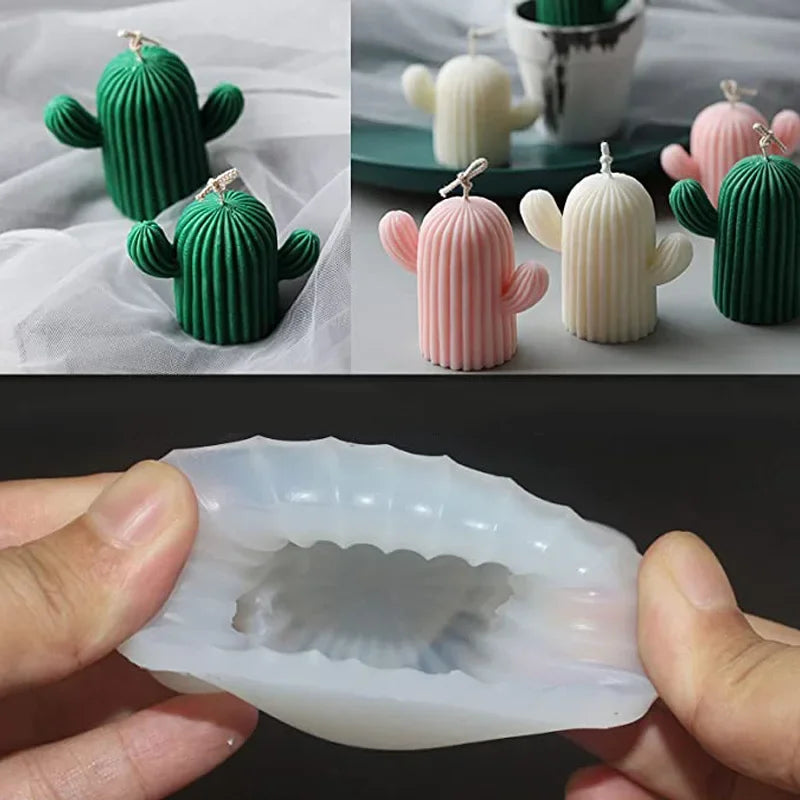 Cactus DIY Mold for Candles, Soap & Aromatherapy Crafts DIY Craft Mold Qme