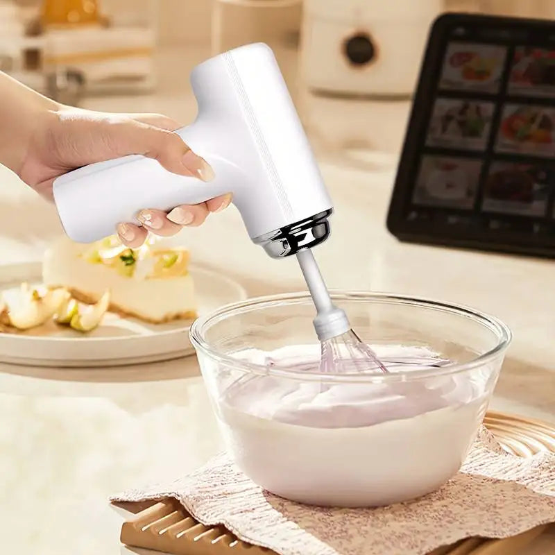 Mini Electric Milk Frother & Egg Whisk – USB Rechargeable Milk Frother Whisk Qme
